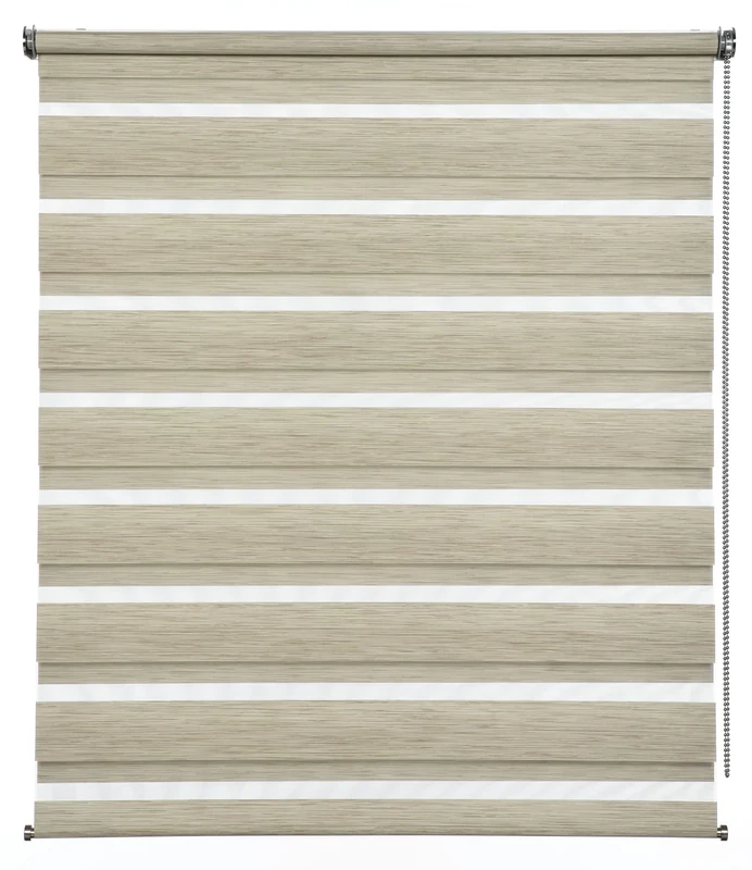 Gardinia Double Roller Blind, Polyester, Cappuccino Melange, 110 x 180 cm