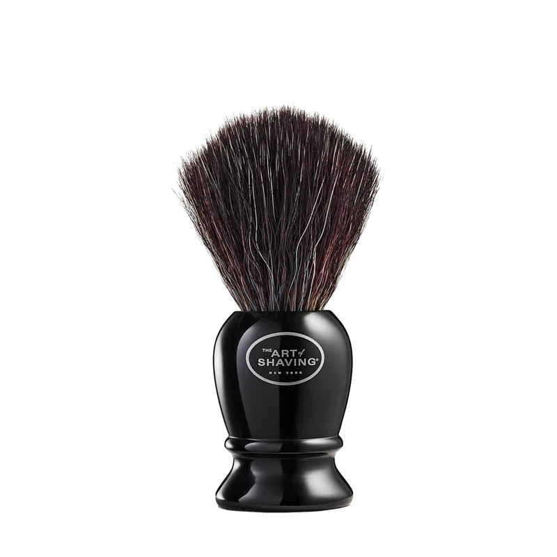The Art of Shaving Pure Black Shaving Brush – Features Premium Synthetic Fibers For a Rich, Foamy, Lather