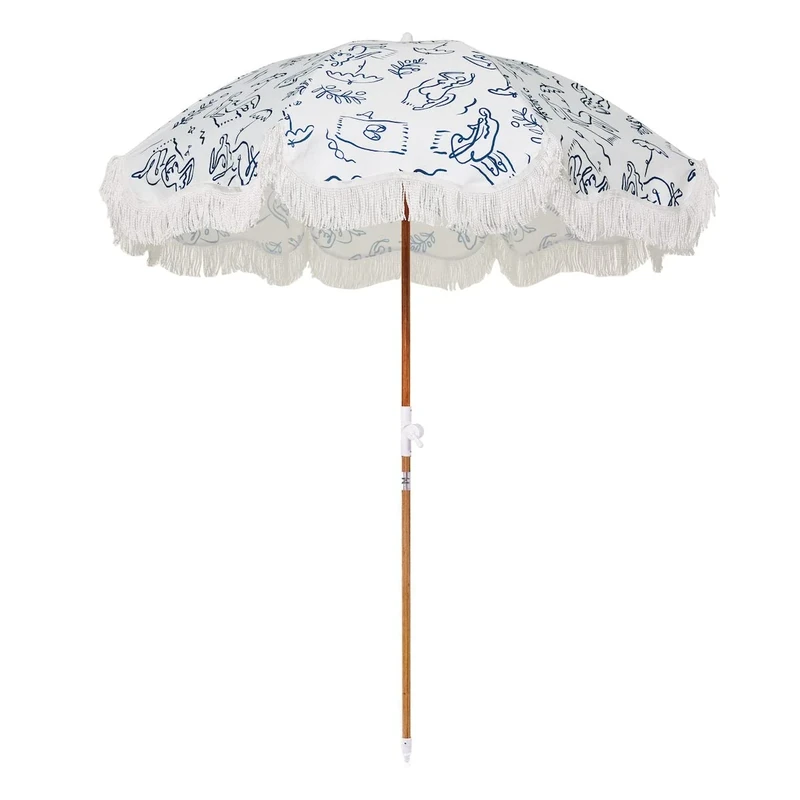 Business & Pleasure Co. Holiday Beach Umbrella - Le Basque Navy