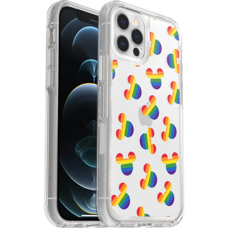 OtterBox SYMMETRY SERIES CLEAR Case for iPhone 12 & iPhone 12 Pro - MICKEY PRIDE