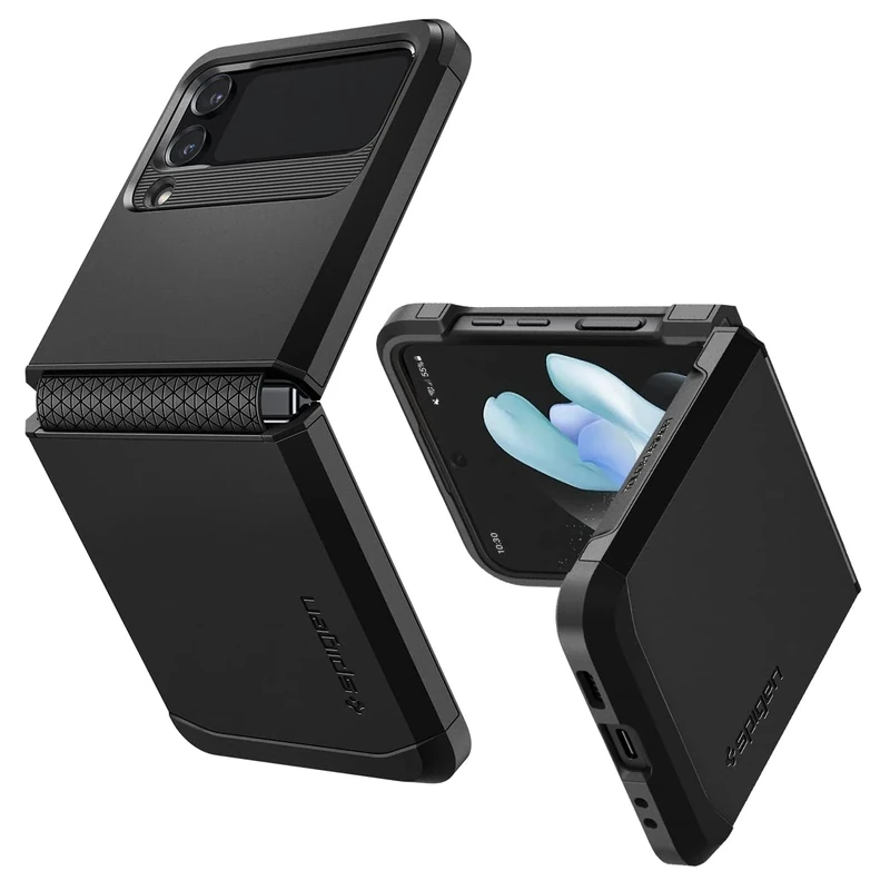 Spigen Tough Armor Case Compatible with Samsung Galaxy Z Flip 4 5G - Black