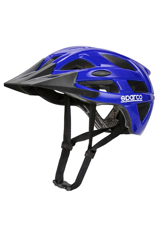 Sparco Sports Helmet eMobility SE300 Blue Size L (58-61 cm) Durable and Lightweight for Bicycle, Scooter.