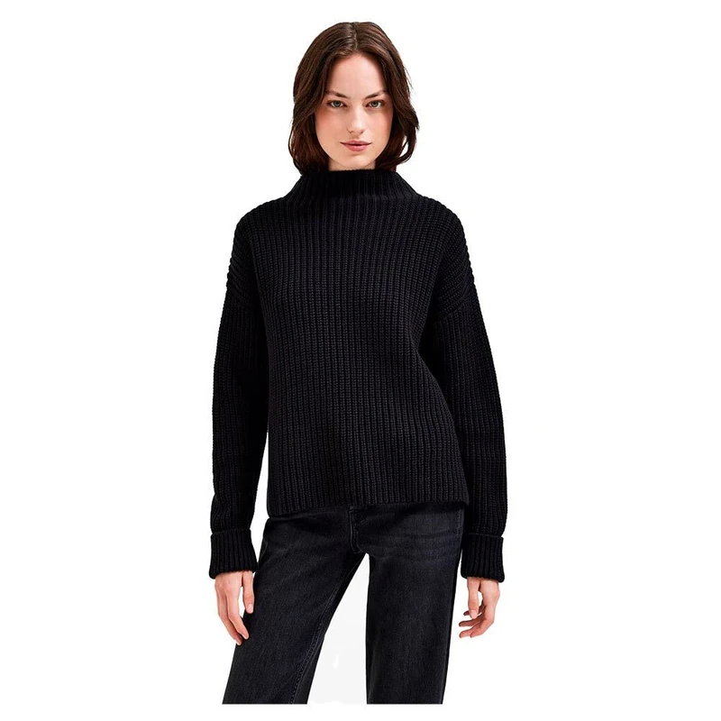 SELECTED FEMME Female Oversize Jumper, Black, L