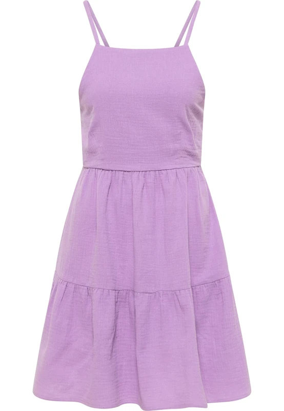 IZIA Women's Dress, Lilac, L