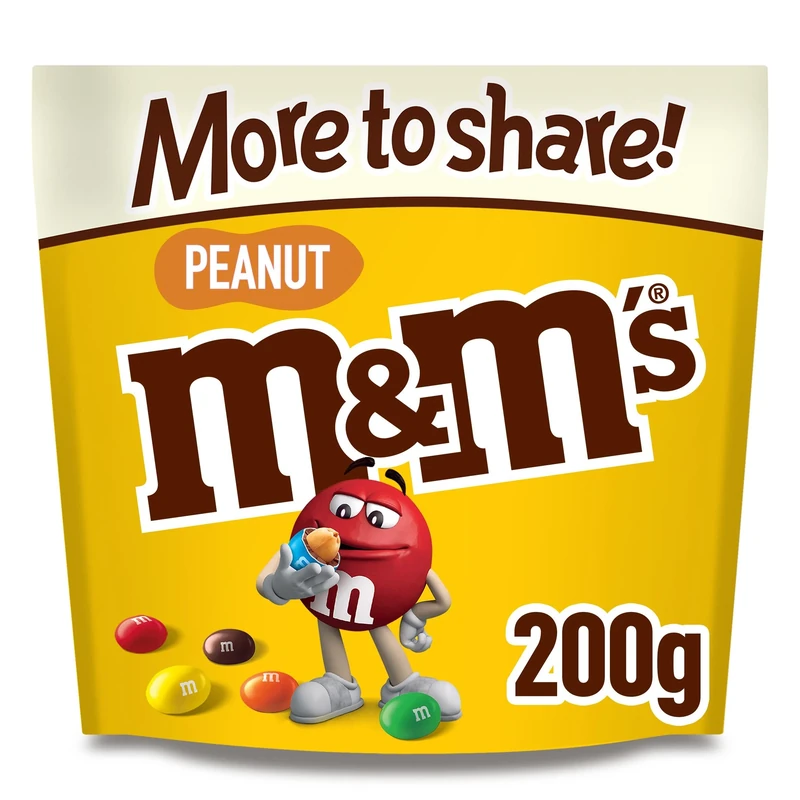 M&M's Peanut Chocolate More to Share Pouch Bag 200g