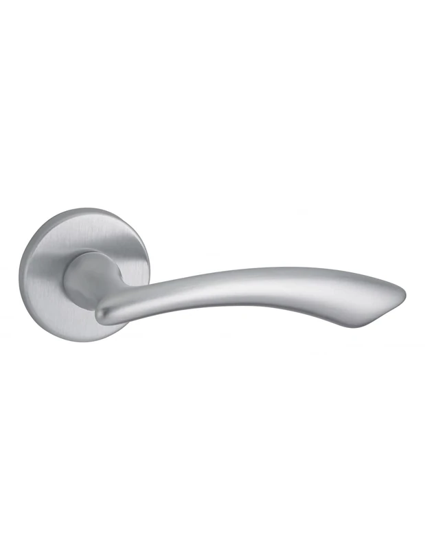 Thirard 00066763 - Handle on Maxima Rosette Satin Chrome - Elegant Design - Finish: Satin Chrome - Accessories/Equipment - Door Equipment