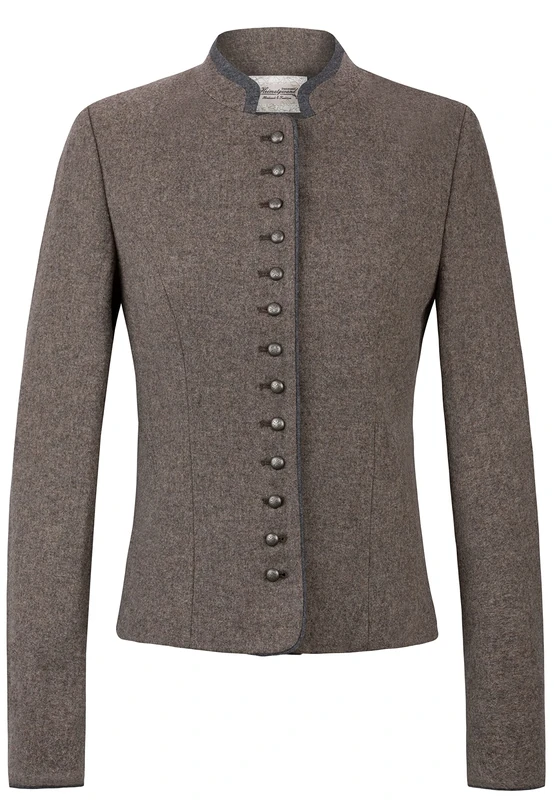 Heimatgwand Women's Elisabeth Loden Jacket Nut Standard, Nut
