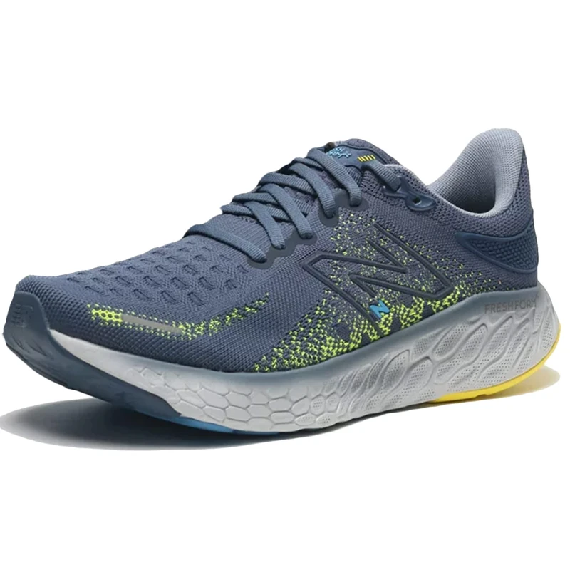 New Balance Men's Fresh Foam 1080v6 Running Shoe, Vintage Indigo/Cosmic Pineapple/Arctic Grey, 9 Wide