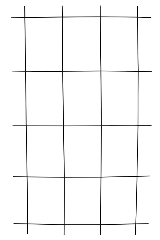 Louis Moulin Column Wall Trellis 140 x 75 cm Aged Iron