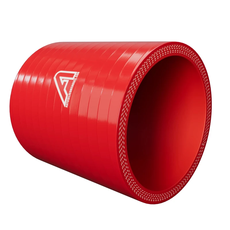 83mm 3 1/4" ID Silicone Straight Hose Joiner Coupler 900mm Length Red