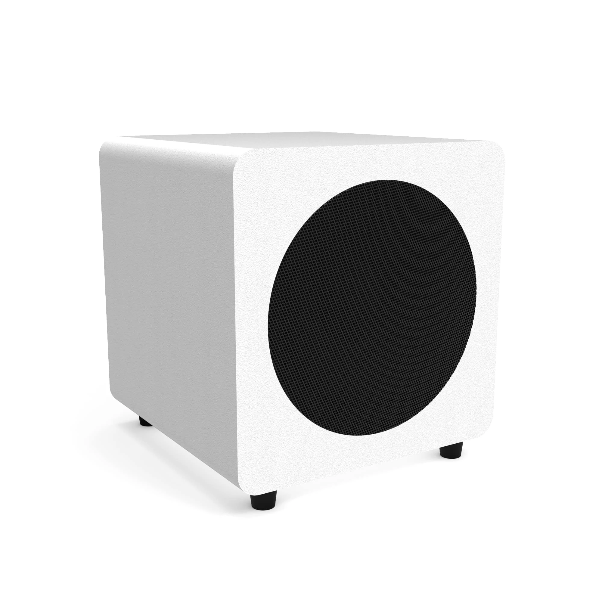 Kanto SUB8 Sealed Powered Subwoofer | 300W Peak Power | 8" Woofer | Vinyl | Matte White