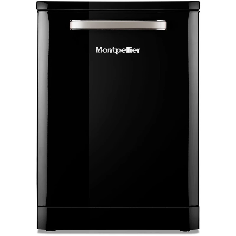 Montpellier MAB1353K Freestanding Dishwasher - Black, 13 Place Settings