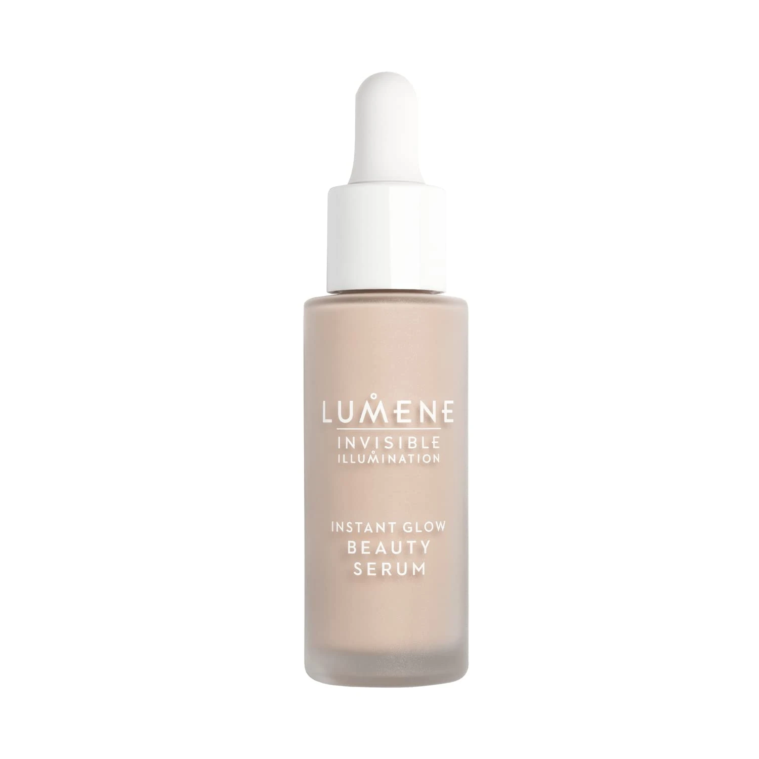 LUMENE Invisible Illumination Instant Glow Beauty Serum | Light Shade | Face Makeup & Brightening Serum | Lightweight, Buildable Coverage | Vegan | 30 ml