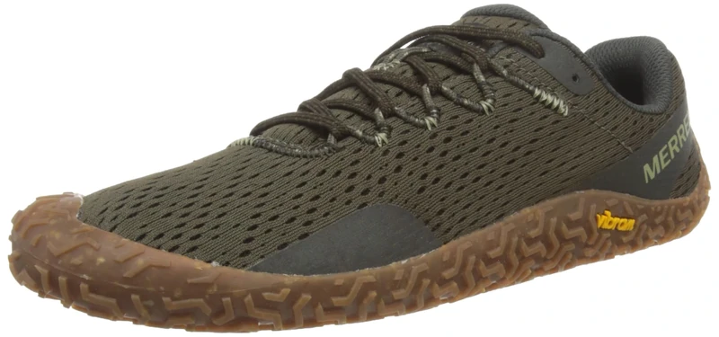Merrell Men's Vapor Glove 6 Sneaker, Olive, 12.5 UK