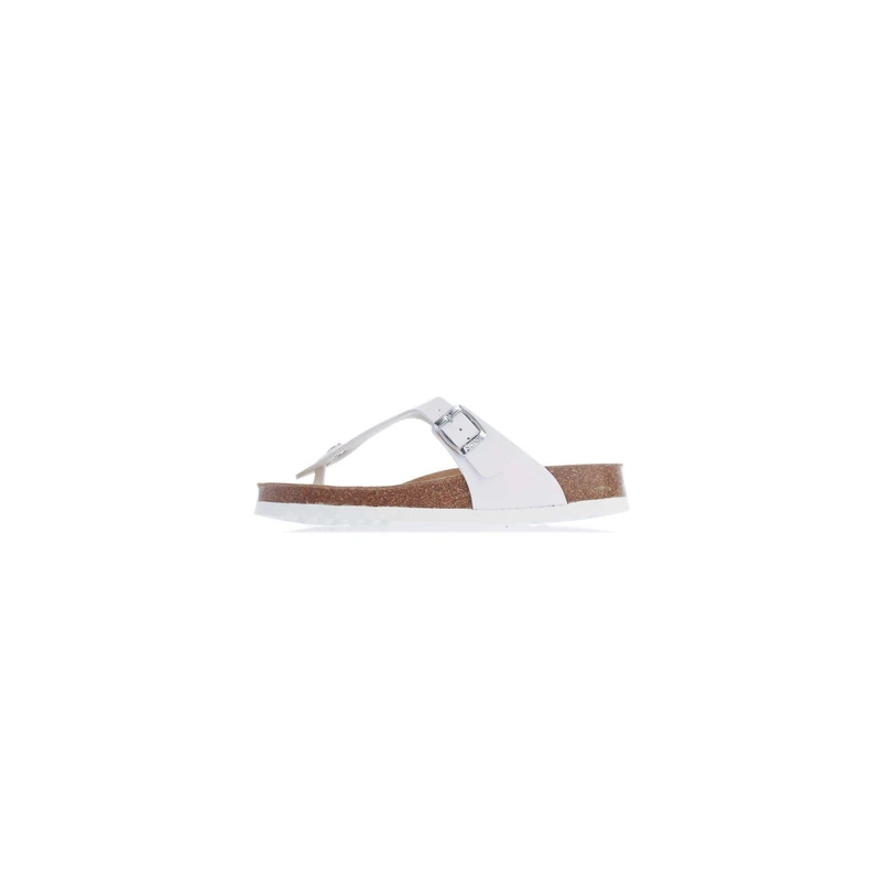 Scholl Women's Nicole Sandal, White, 4 UK
