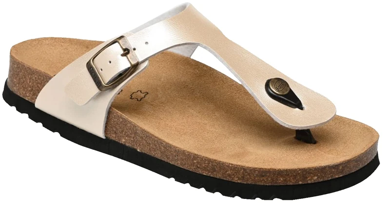 Scholl Women's Nicole Sandal, Champagne, 4 UK