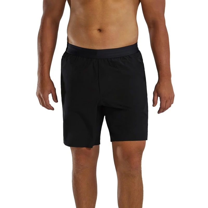 TYR Men's Athletic Performance Workout Lined Short 9", Black, Large