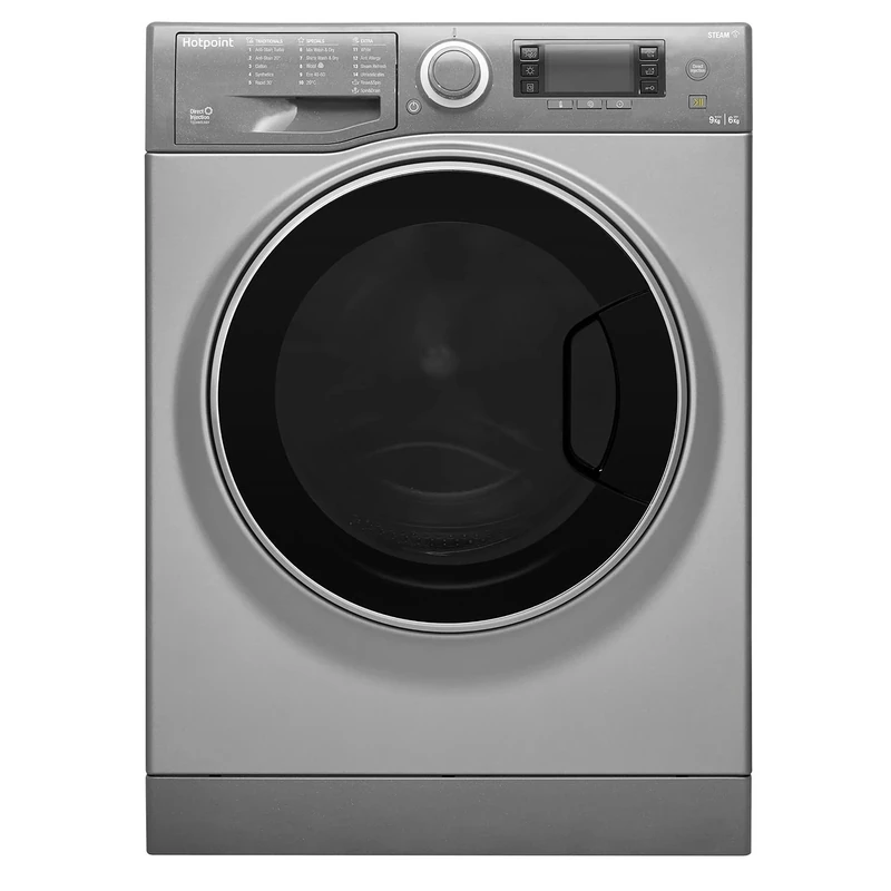 Hotpoint 9kg Wash 6kg Dry 1600rpm Freestanding Washer Dryer - Graphite