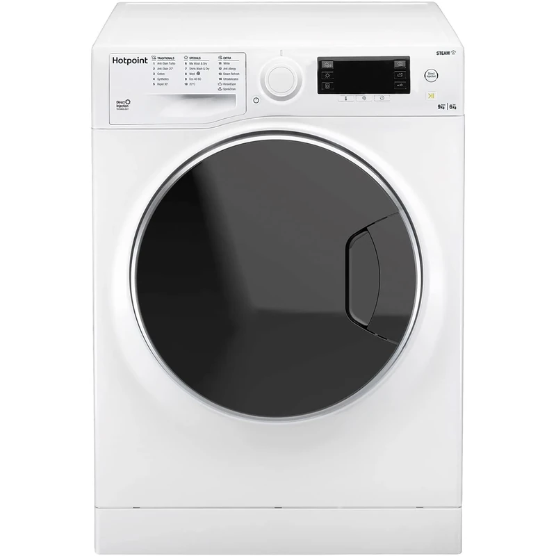 Hotpoint 9kg Wash 6kg Dry 1600rpm Freestanding Washer Dryer - White
