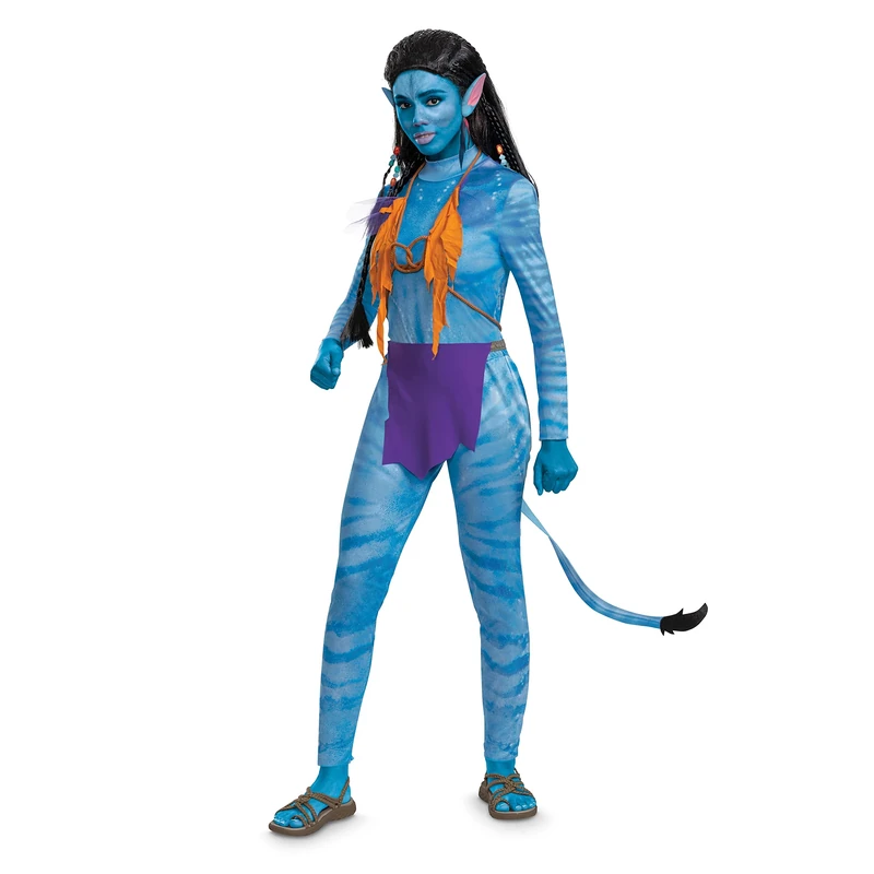 Avatar Reef Neytiri Costume, Official Disney Avatar Way of the Water Adult Costume, Neytiri, L
