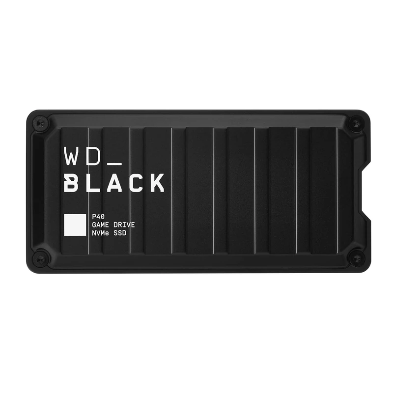 WD_BLACK P40 2TB Game Drive SSD, External SSD drive, Portable, Works with Playstation, PS5, Xbox, PC & Mac, Superspeed USB 3.2 Gen 2x2, up to 2000 MB/s, WD_BLACK Dashboard, Customizable RGB lighting