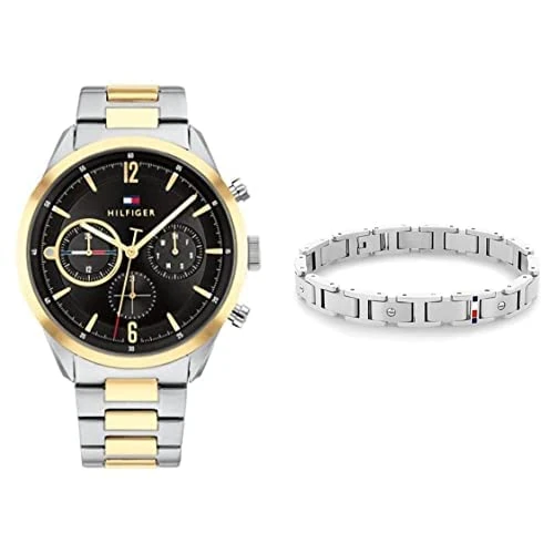 Tommy Hilfiger Analog Multifunction Quartz Watch and Stainless Steel Bracelet for Men