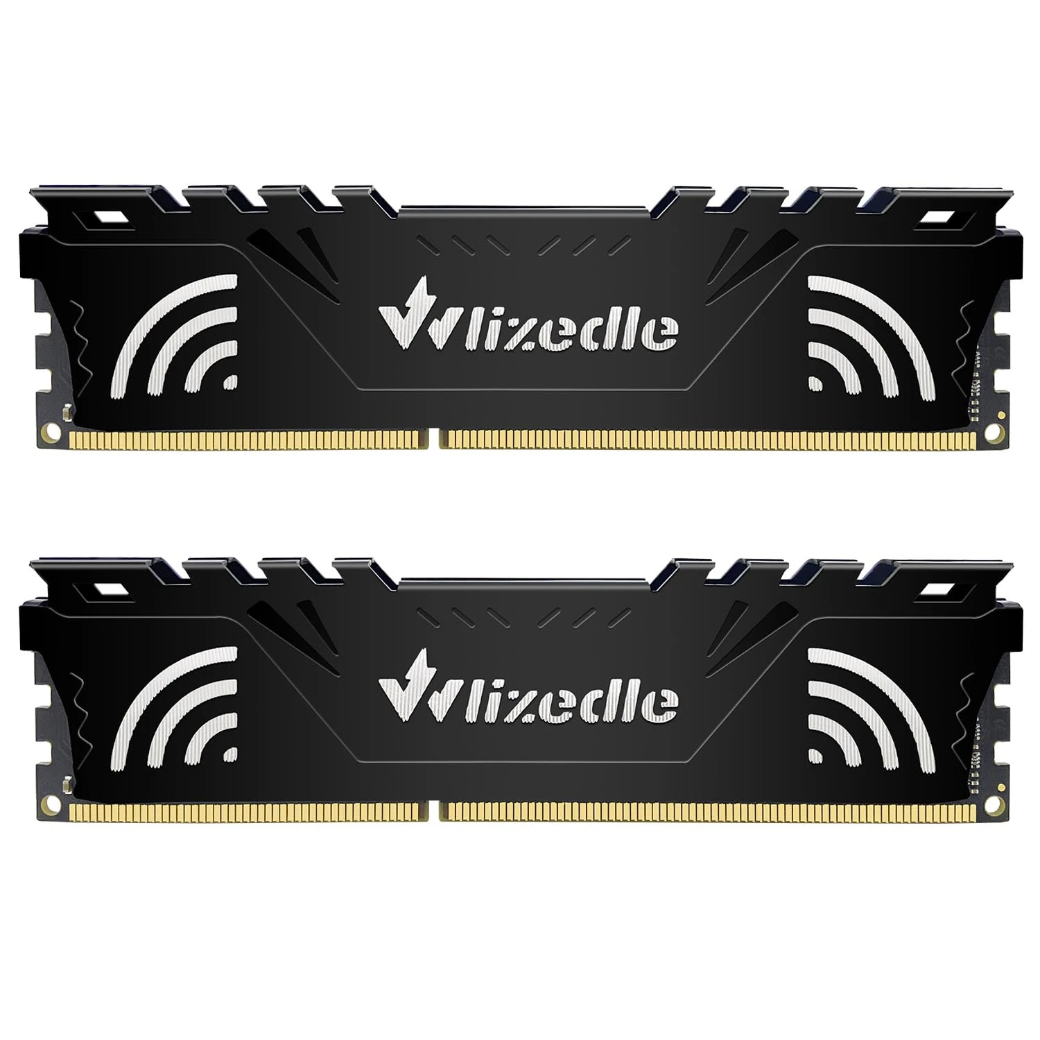 Wlizedle DDR3 RAM 16GB Kit (2x8GB) 1600MHz CL11 U-DIMM Desktop Memory PC3-12800 240-Pin 1.5V 2Rx8 Dual Rank Channel Non-ECC Unbuffered PC Computer Sdram Sticks Module Upgrade, Black