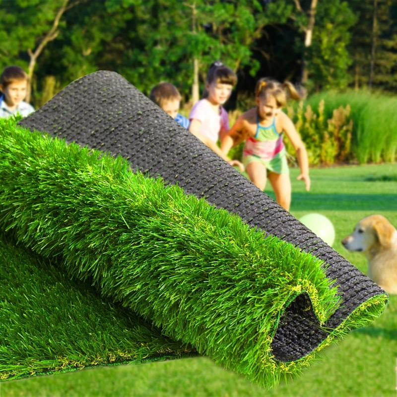 Weidear Artificial Grass Thick Turf 3 ft x 5 ft,1.38" Artificial Synthetic Fake Grass Rug, Indoor/Outdoor Realistic Turf Grass Lawn Mat for Dogs Pets, Patio, Landscape, Garden, Custom Size