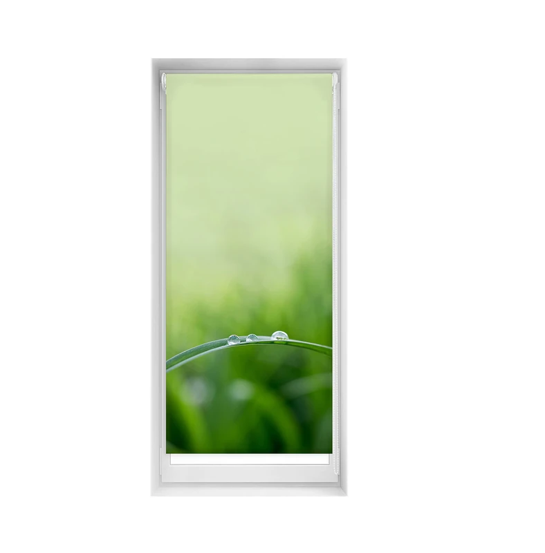 Blindecor Easy Venetian Blind, No Drilling Required, Printed, Translucent, Digital Print, Quietud, 60 x 150 cm (width x height), Fabric Dimensions 57 x 145 cm - Image 1