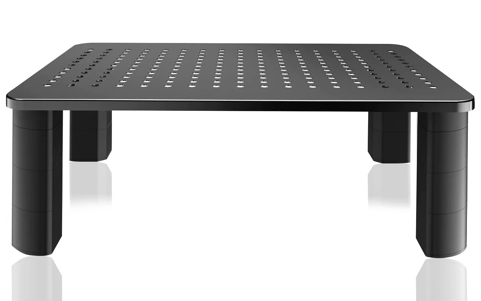 Pholiten Monitor Stand Riser Adjustable for Laptop, Computer, PC & Printer, 3 Height Adjustable with Underneath Storage MST008