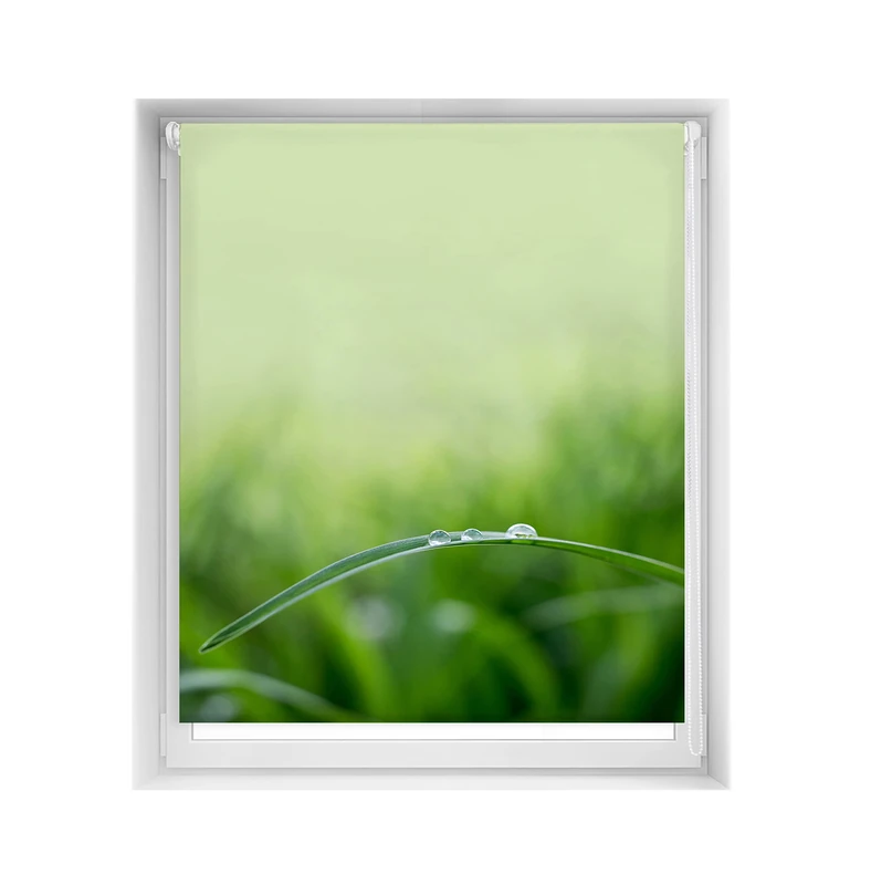 Blindecor Easy Venetian Blind, No Drilling Required, Printed, Translucent, Digital Print, Quietud, 130 x 150 cm (width x height), Fabric Dimensions 127 x 145 cm - Image 1