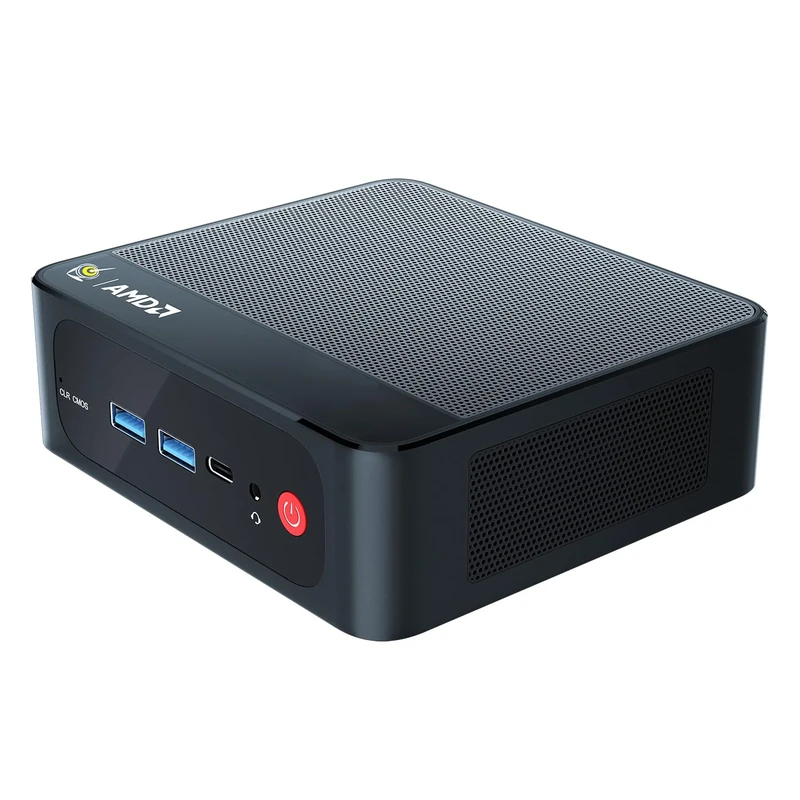 Beelink SER5 Mini PC, Ryzen 5 5500U(6C/12T up to 4,0Ghz), AMD Mini Computer 16GB DDR4 500GB M.2 NVMe SSD, 4K Triple Display, HDMI/DP/Type-C, 2.5G LAN,WiFi6, BT5.2