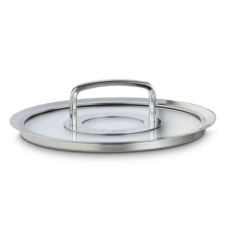 Fissler Original Profi Collection Glass Lid/Replacement Lid (Diameter 16 cm) for Cooking Pots, Heat-Resistant, Silver