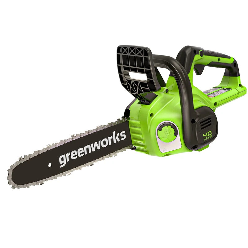 Greenworks G40CS30II Cordless Chainsaw, 12 Inch (30cm) Bar Length, 4.2m/s Chain Speed, 2.6kg, Auto-Oiler without 40V Battery & Charger, 3 Year Guarantee