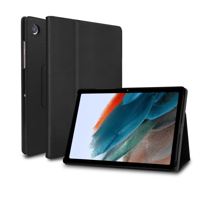 Fansong Case for Samsung Galaxy Tab A8 10.5 inch 2022, Tablet cover for SM-X200/X205/X207 Magnetic Closure PU Leather Smart Cover Flip Stand for Samsung Tablets Galaxy Tab A8 10.5 inch (Black)