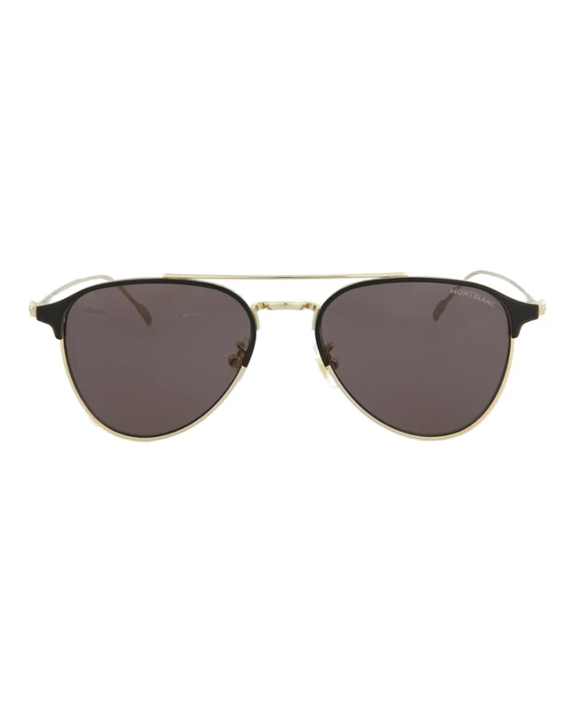 Montblanc MB0190S Sunglass Man Metal Glasses, Men, Multicoloured, One Size