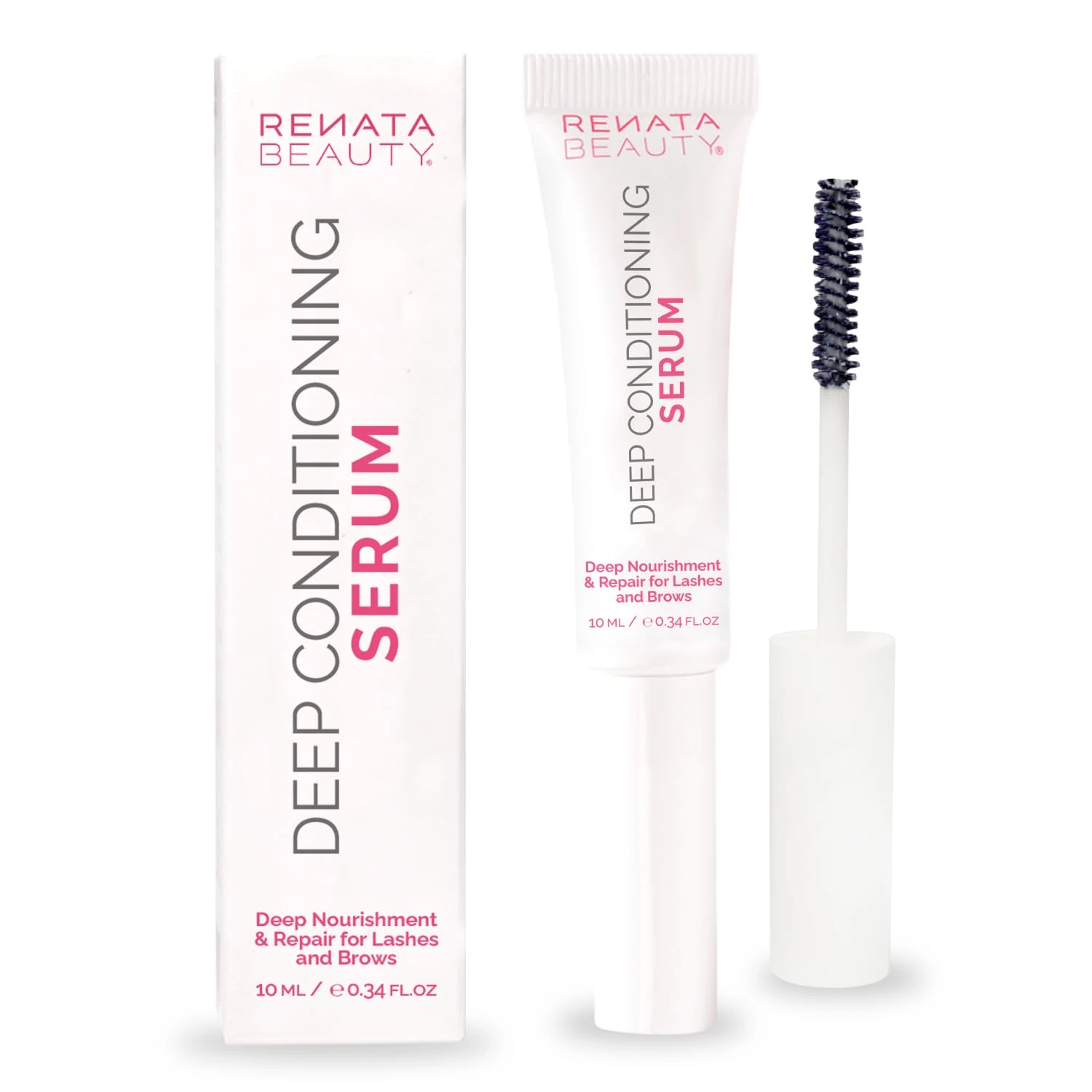 RB RENATA BEAUTY Lash and Brow Conditioner Serum – Regenerating & Repairing – Deep Conditioning Eyebrow & Eyelash Serum for Brow Lamination and Lash Lift Aftercare – Daily Care