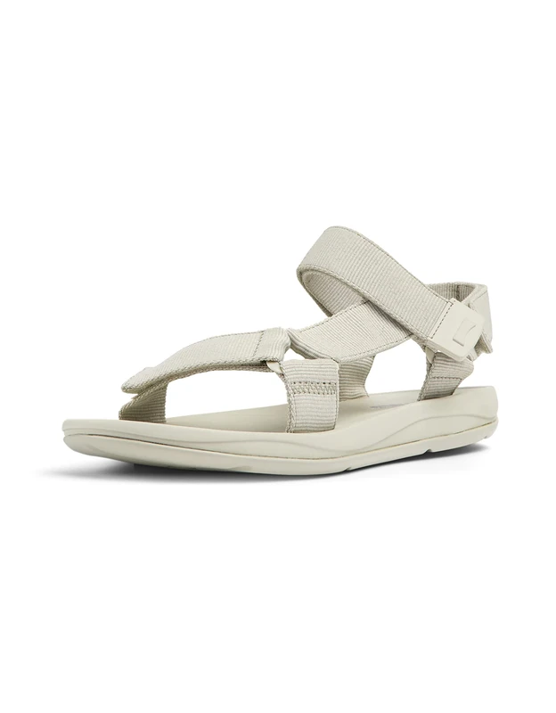 Camper Men's Match K100539 T-Strap Sandal, Lt. Pastel Grey 023, 9 UK