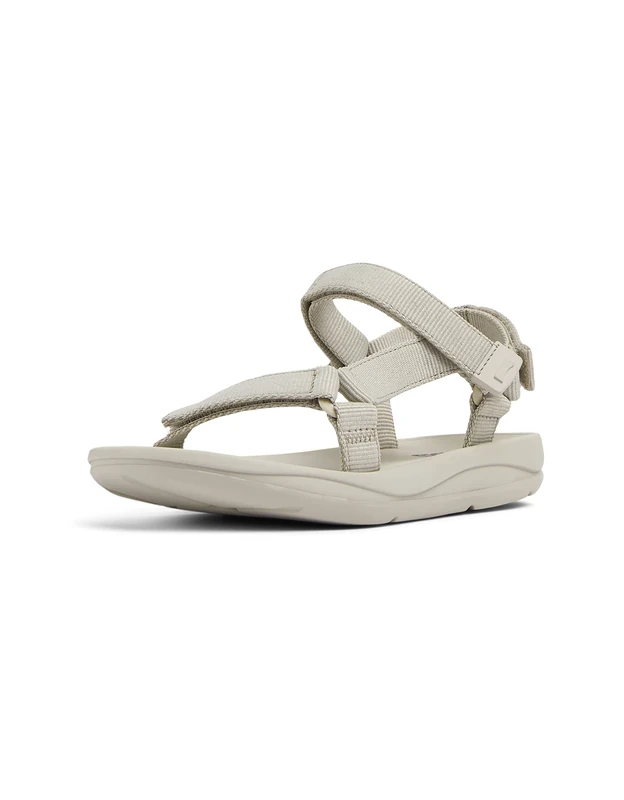 Camper Women's Match K200958 T-Strap Sandal, Grey 017, 8 UK