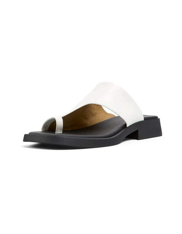 Camper Women's Dana TWS Twins-k201488 Flat Sandals, White 001 Tws, 4 UK - Image 1