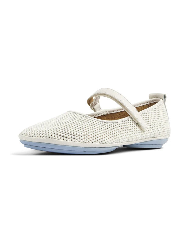 Camper Women's Right Nina K201402 Ballet Flat, White 003., 3 UK