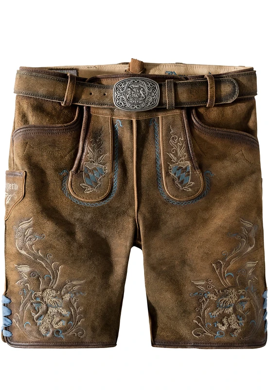 Stockerpoint Men's Hose Bayernhose Slacks, Havanna geäscht, Standard