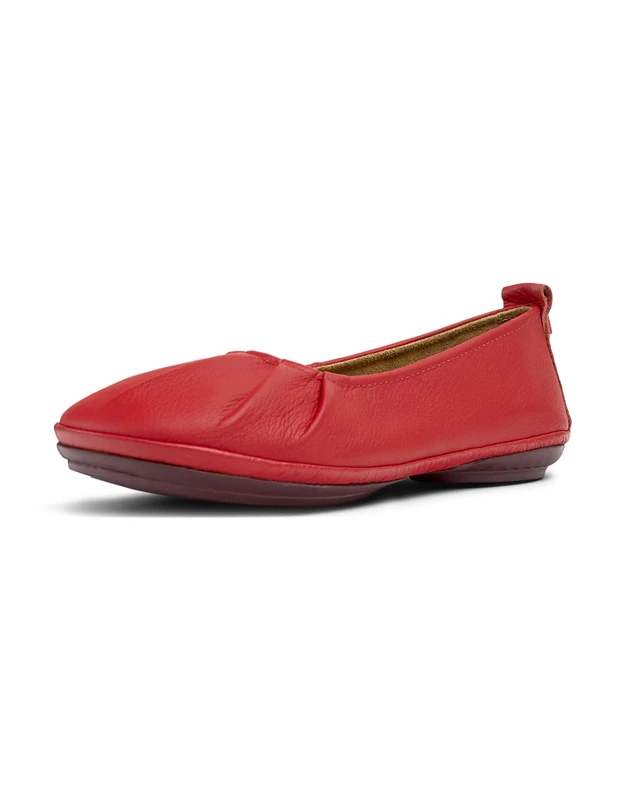 Camper Women's Right Nina K201364Ballet Flat, Red 009, 8 UK