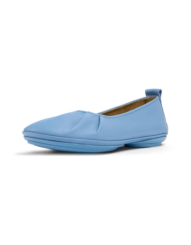 Camper Women's Right Nina K201364Ballet Flat, Blue 010, 2 UK