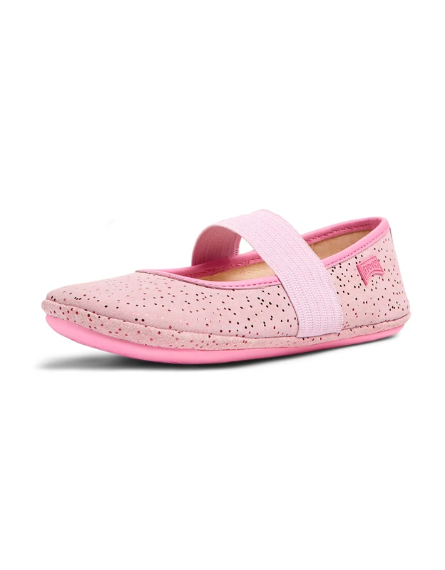 Camper Girls Right 80025 Ballet Flat, Lt Pastel Pink 148, 13 UK Child