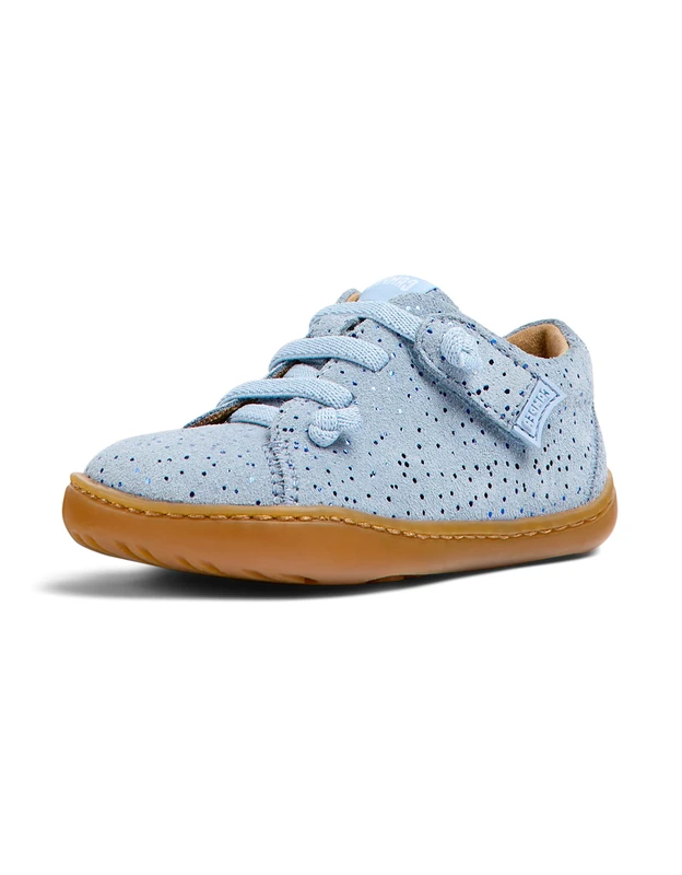 Camper Girls Peu Cami First Walkers 80212 Sneaker, Blue, 4.5 UK