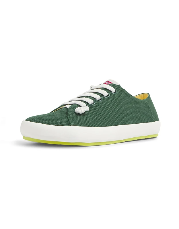 Camper Women's Peu Rambla Vulcanizado 21897 Sneaker, Emerald Green, 4 UK