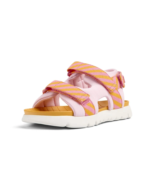 Camper Girl's Oruga Kids-k800532 Flat sandal, Multicolour, 2 UK Child