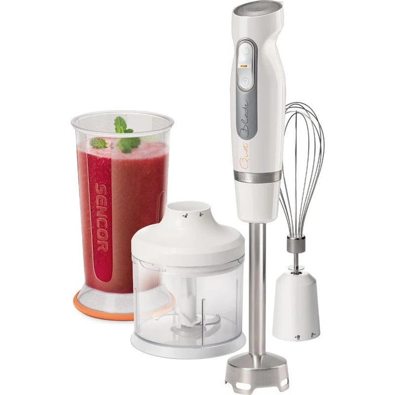 SENCOR SHB 4378WH Hand Blender with Chopper and Whisk, White - Image 1