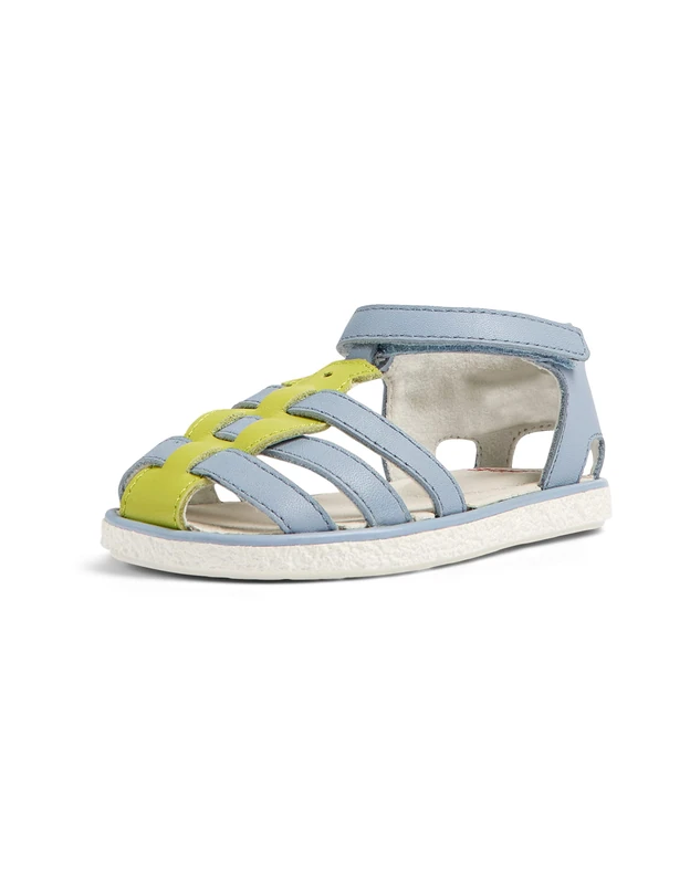 Camper Baby Girls' Miko K800545 Flat Sandal, Multicolour 001, 7.5 UK